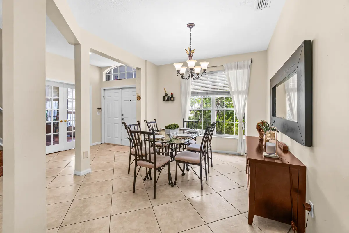 Dining Room at 21958 Palm Grass Drive, Boca Raton