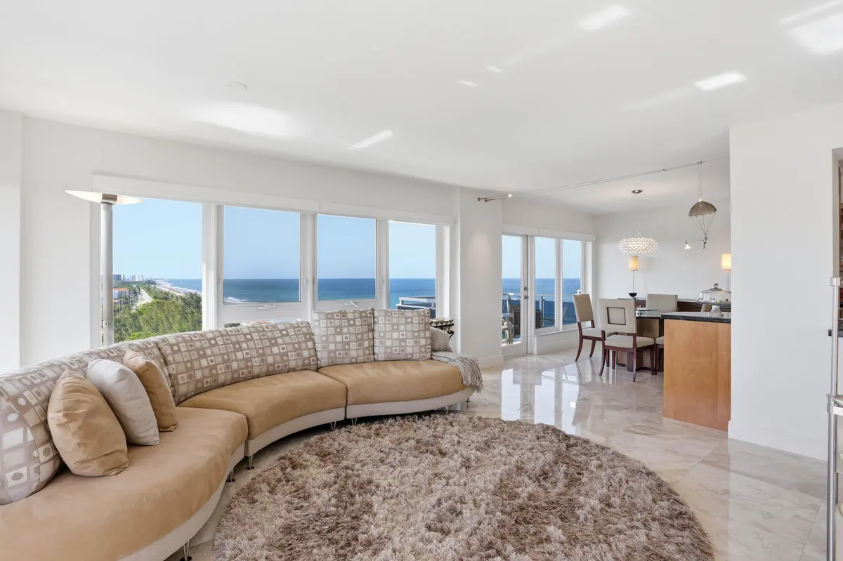 LIVING ROOM at 2066 N Ocean Boulevard 14nw, Boca Raton