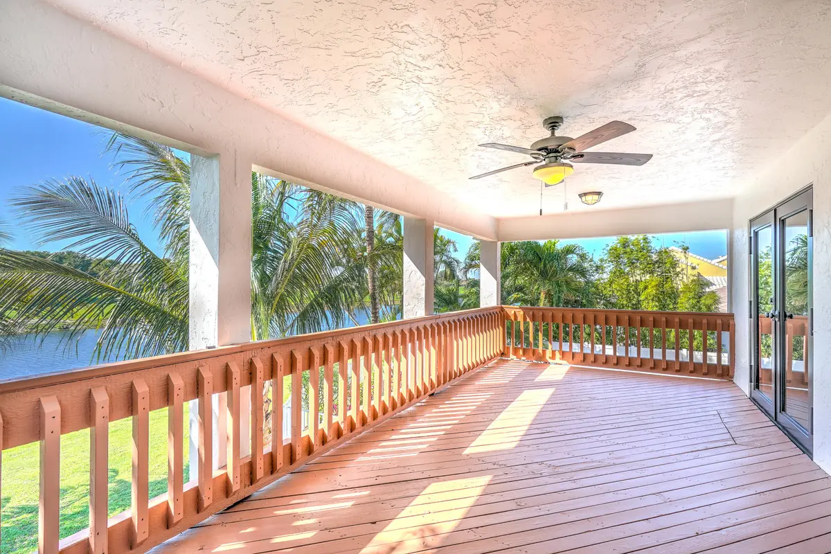 Deck 2nd Floor at 5730 Vista Linda Lane, Boca Raton