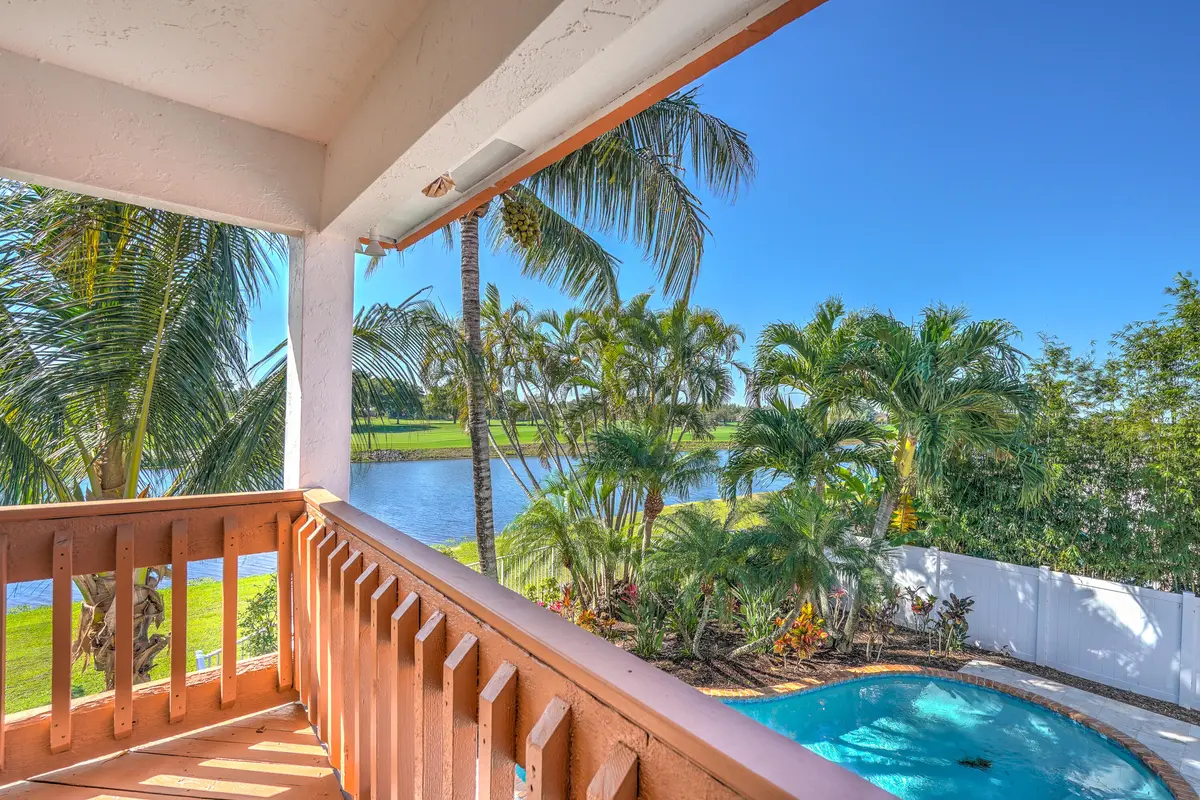 Deck 2nd Floor at 5730 Vista Linda Lane, Boca Raton