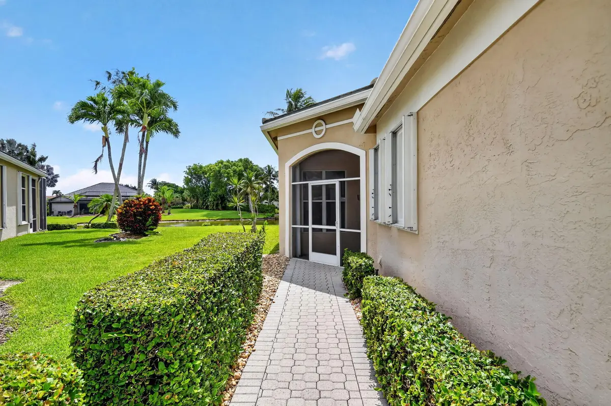 walkway to front door at 7760 Carrington Court, Boynton Beach