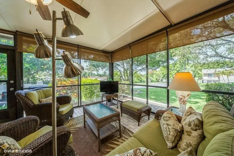 Porch and entry at 7485 SE Jamestown Terrace, Hobe Sound