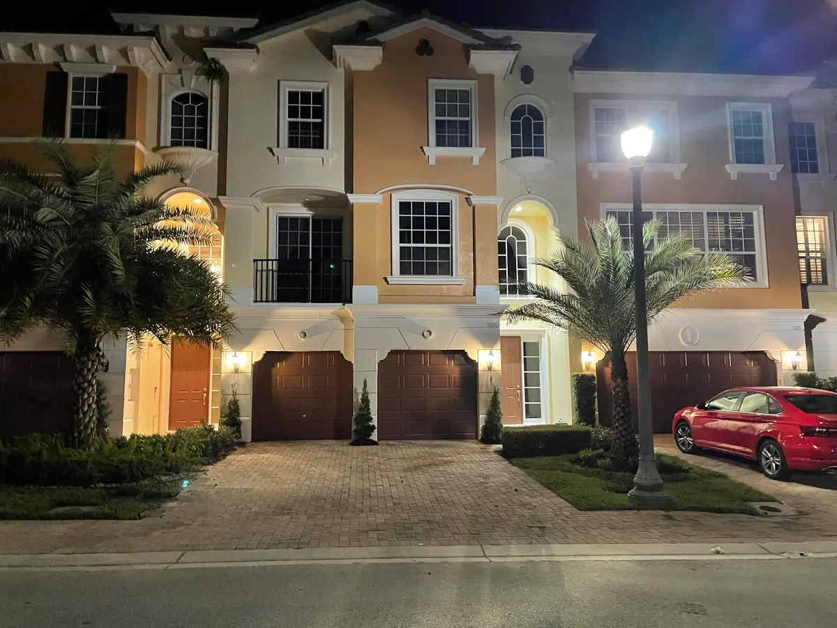 Night Front at 5620 NE Trieste Terrace, Boca Raton
