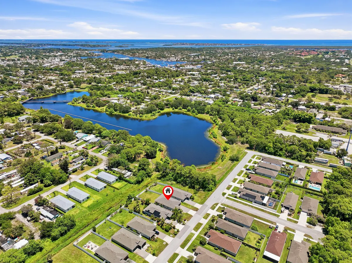 50_aerial view at 3899 SE Lee Street, Stuart