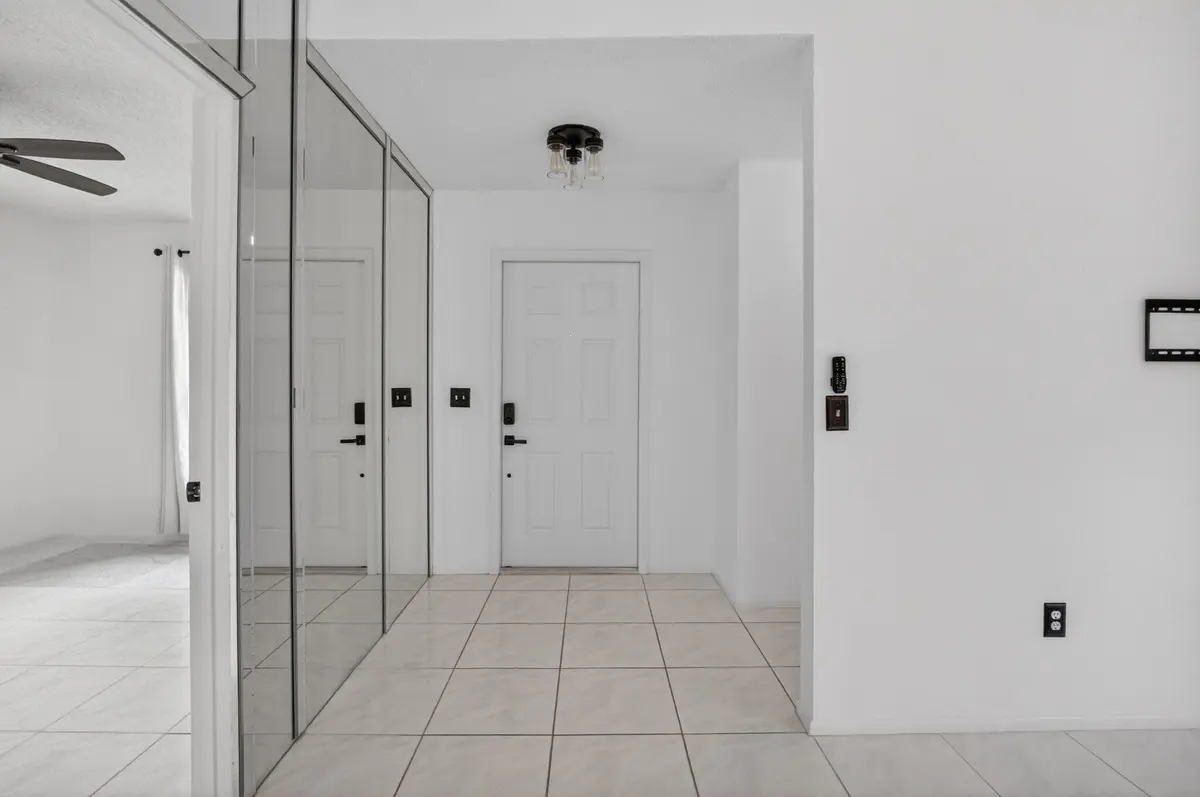 View toward front door at 9123 SW 22nd Street C, Boca Raton