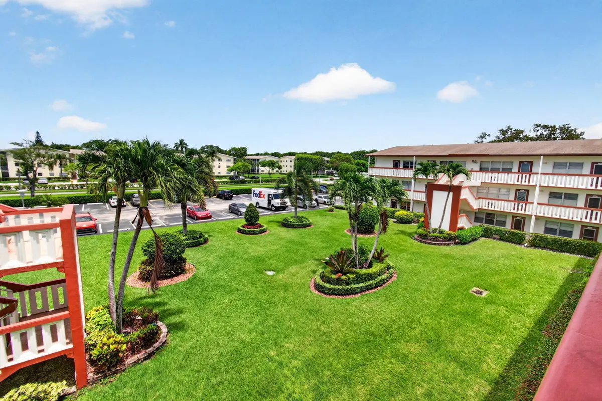 View from the Front Door at 374 Brighton I 374, Boca Raton