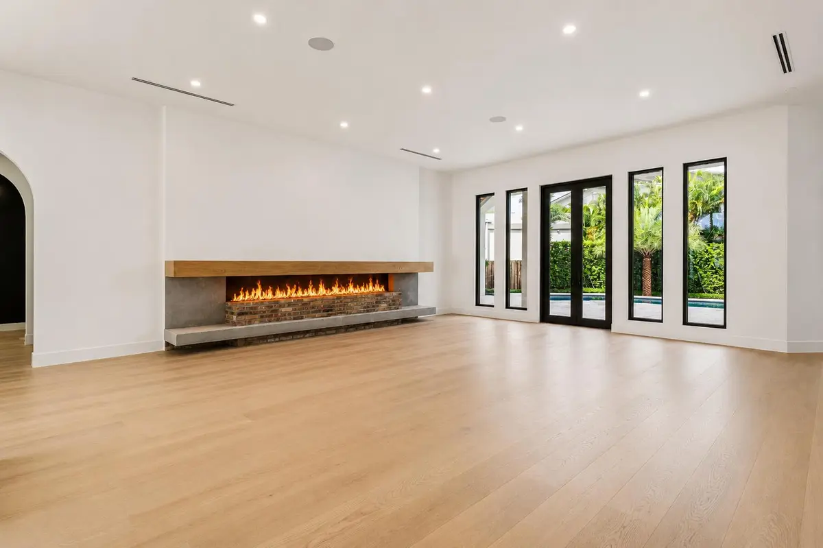 AI Enhanced Fireplace 1 at 298 NE 8th Street, Boca Raton