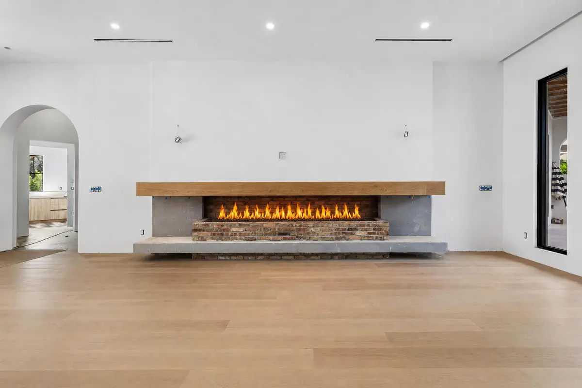 AI Enhanced Fireplace at 298 NE 8th Street, Boca Raton