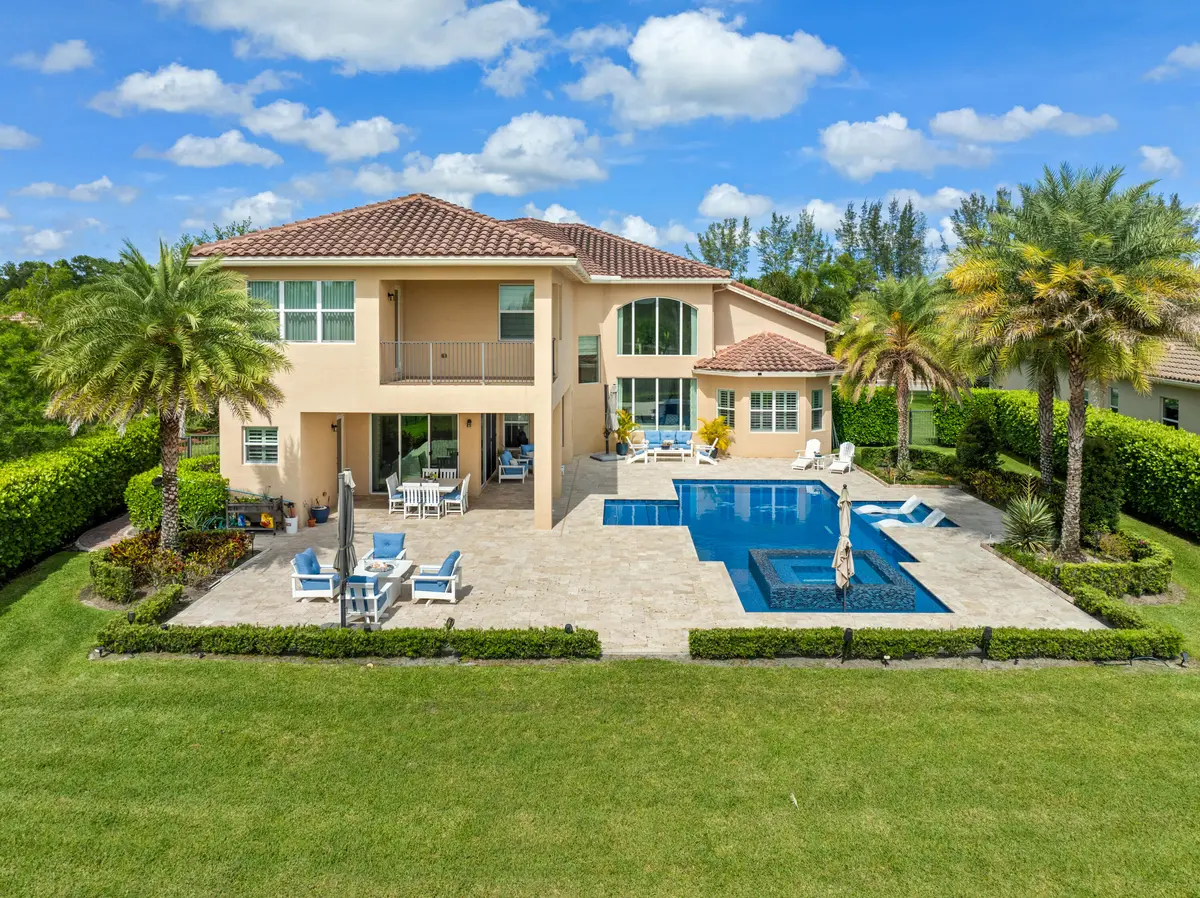 Aerial at 7727 Maywood Crest Drive, Palm Beach Gardens