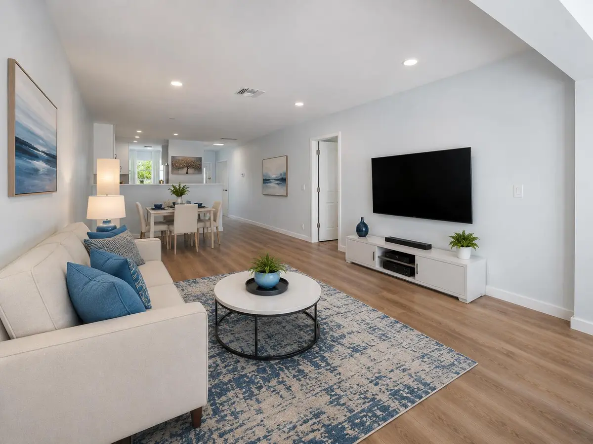 Living Room/Dining Room at 1101 Cactus Terrace 203, Delray Beach