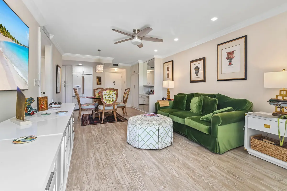 13 Living room 02 at 2840 S Ocean Boulevard 109, Palm Beach