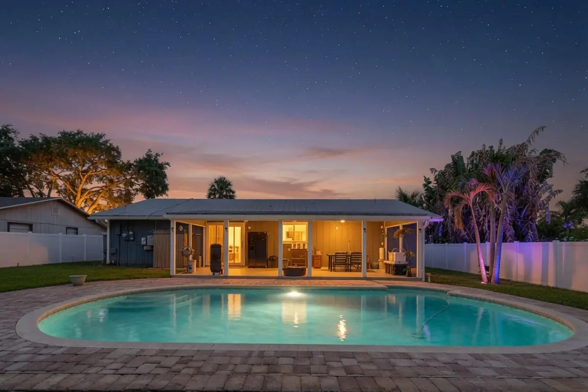 Backyard Paradise at 6145 SE Audubon Lane, Hobe Sound