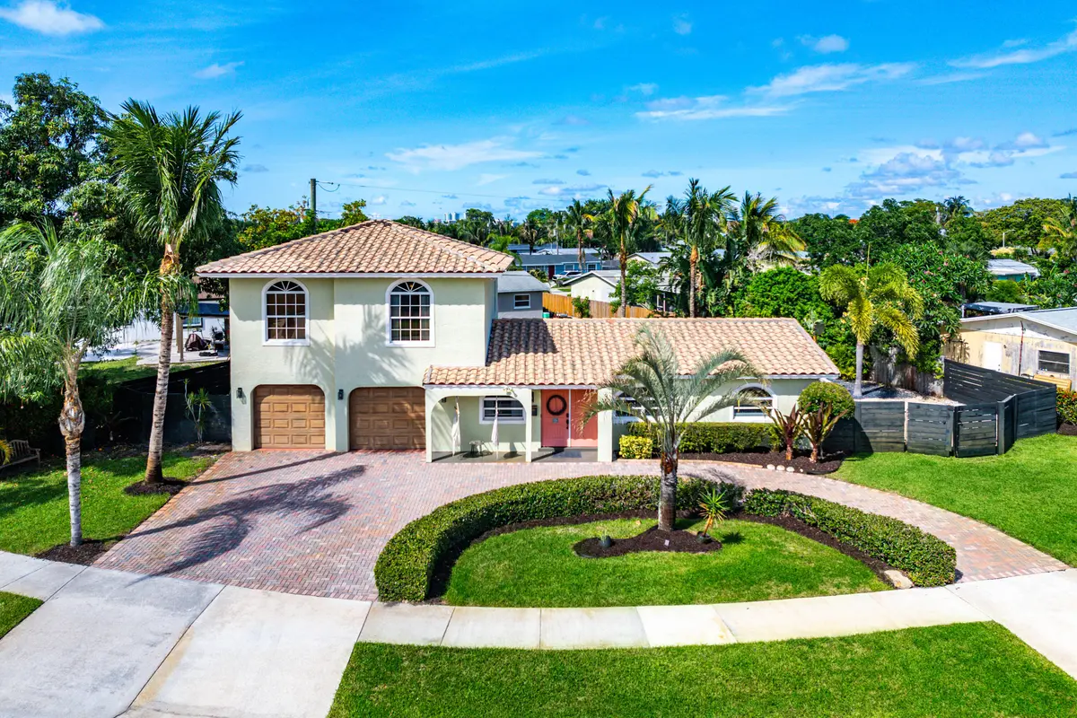 Front Aerial at 968 Laurel Road, North Palm Beach