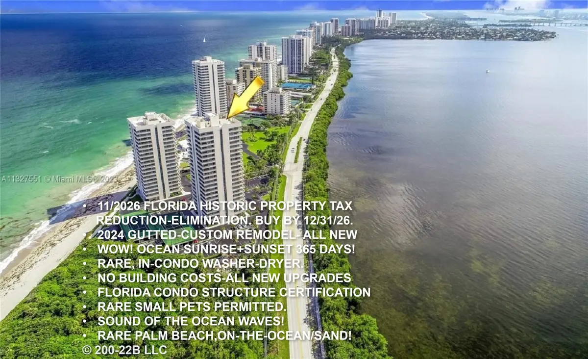 Water Glades newest at 5550 N Ocean Drive 22b, Singer Island