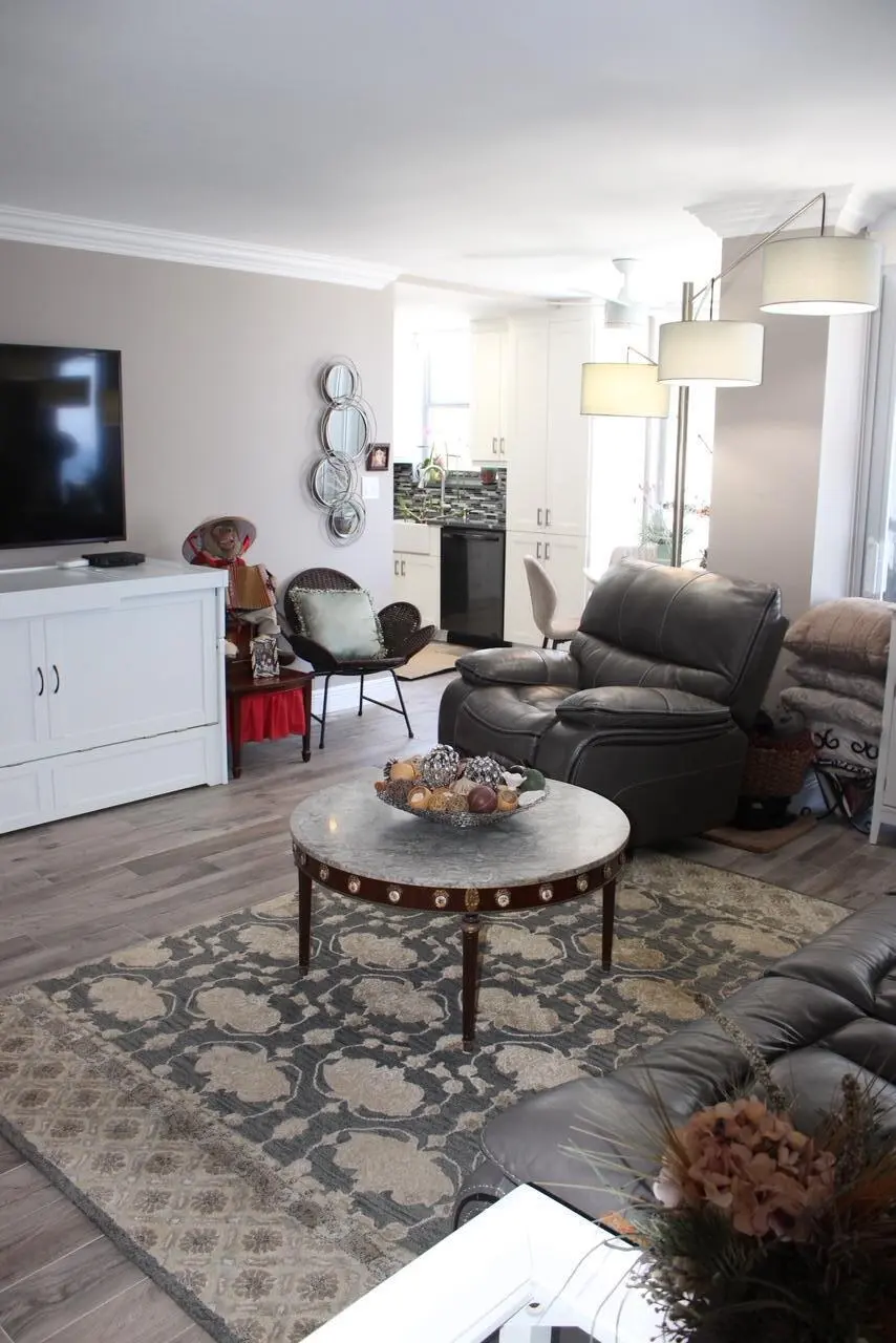 Living Area at 1010 S Ocean Boulevard 1214, Pompano Beach