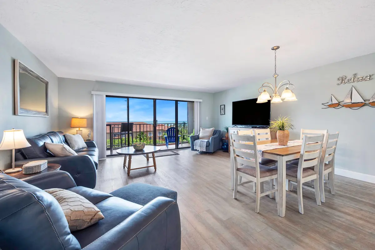 Living Room at 801 S Ocean Drive 701, Fort Pierce