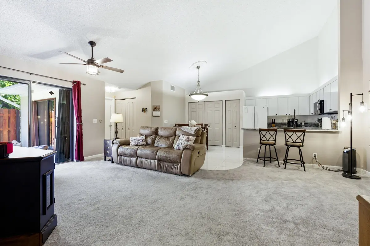 LIVING ROOM at 4353 Woodstock Drive B, West Palm Beach