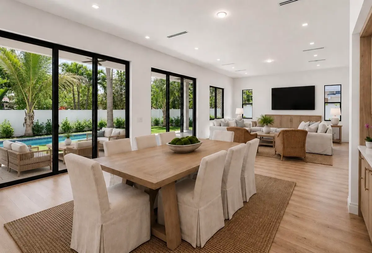 Virtually enhanced/staged photo at 354 Leigh Road, West Palm Beach