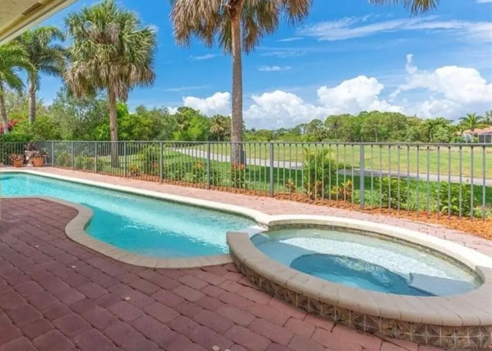 Pool at 850 SW Palm Cove Drive, Palm City