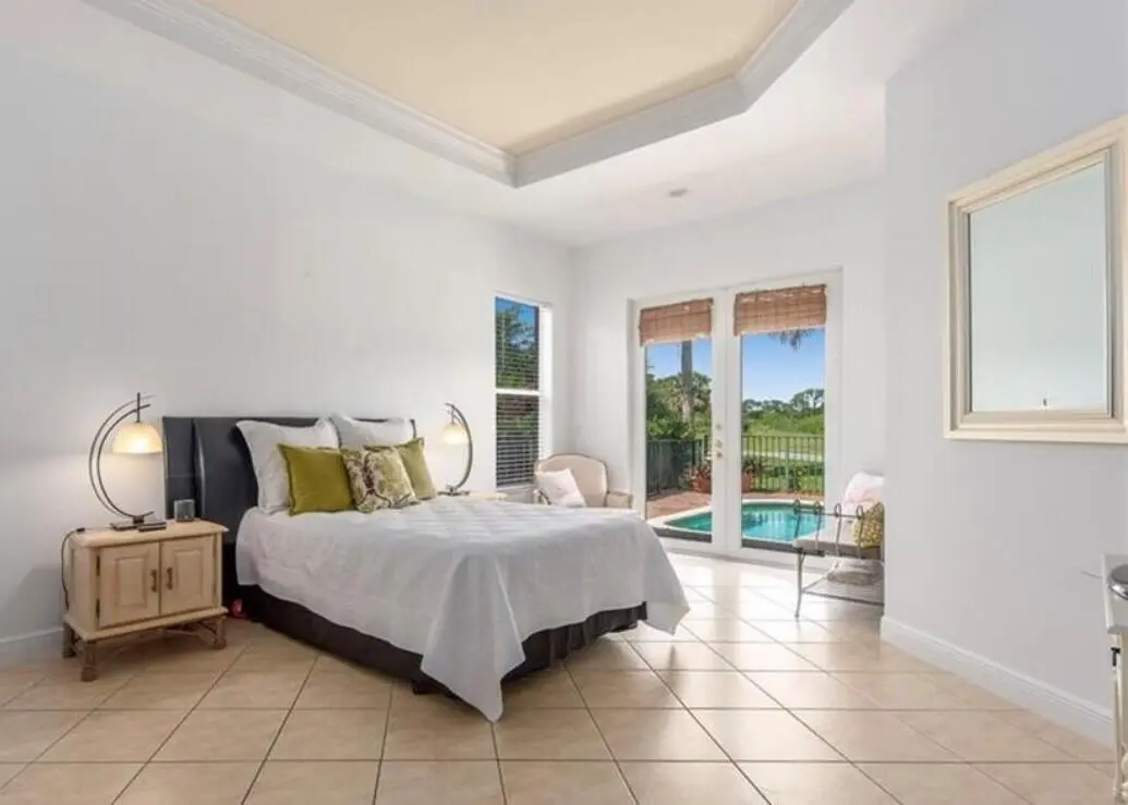 Master Bedroom at 850 SW Palm Cove Drive, Palm City