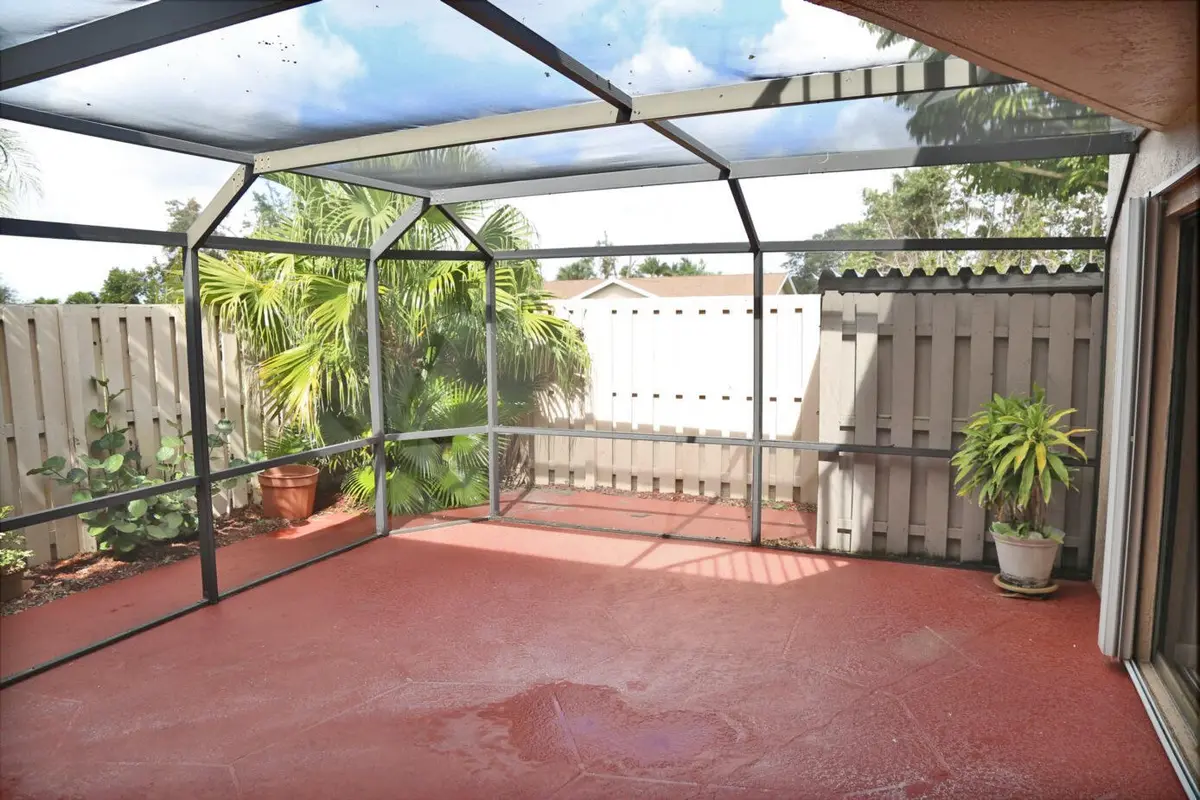 Screened Patio at 3935 Village Drive A, Delray Beach