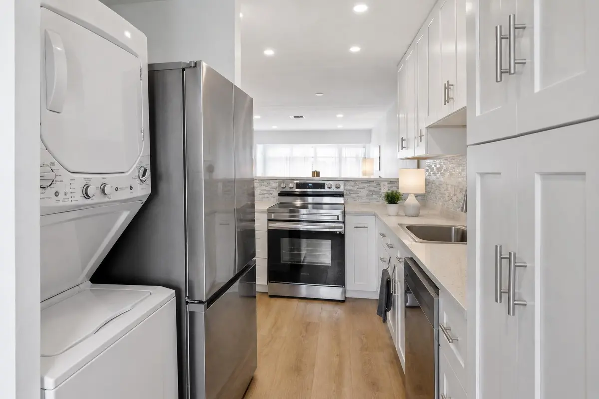Kitchen/Laundry at 1101 Cactus Terrace 203, Delray Beach