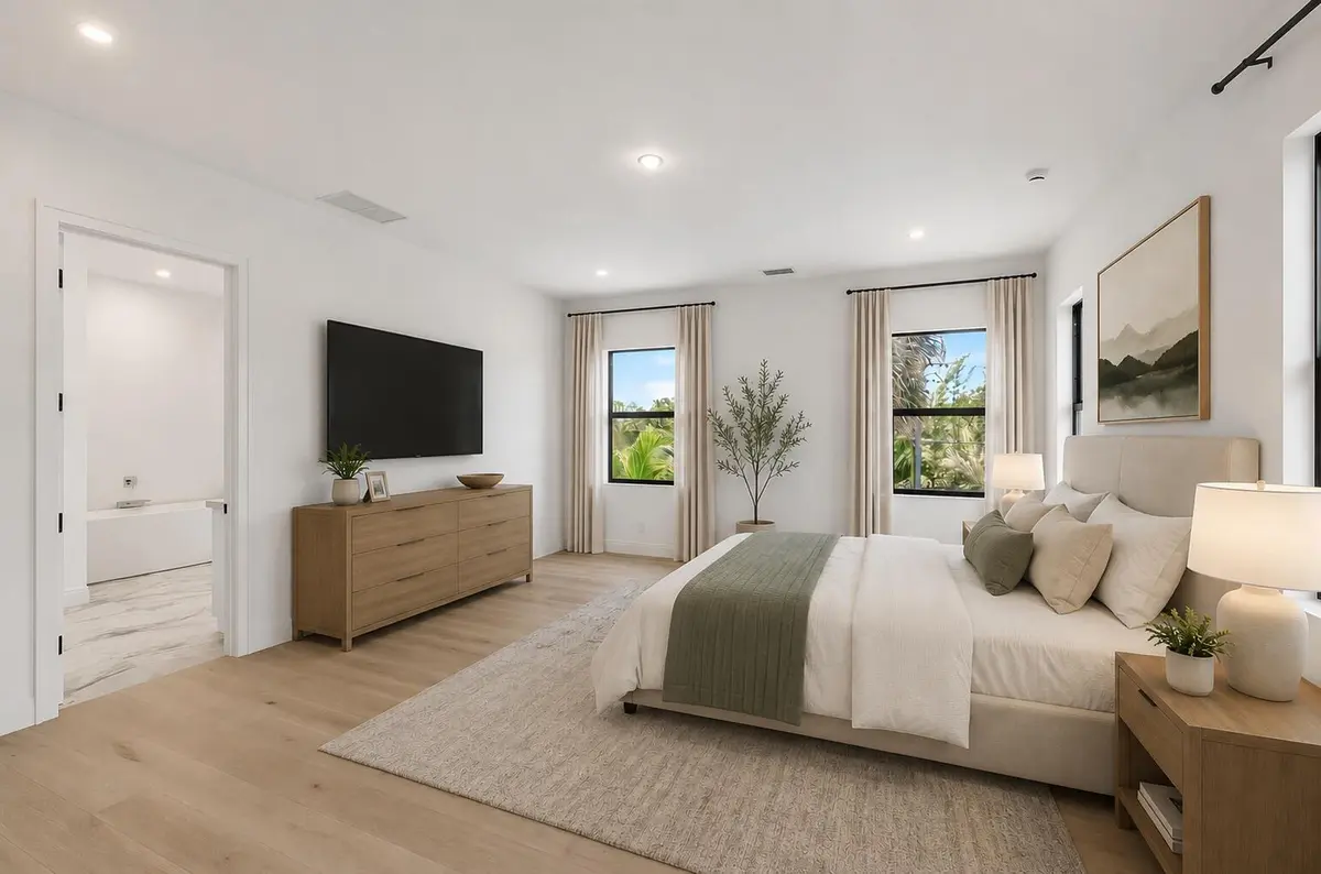 Virtually staged/enhanced at 354 Leigh Road, West Palm Beach