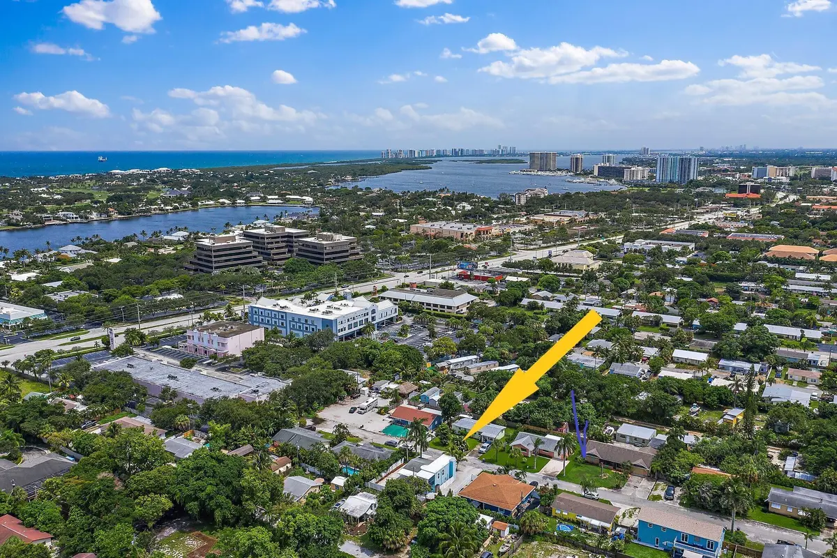 1779 Len Dr aerial water southeast at 1779 Len Drive 1, North Palm Beach