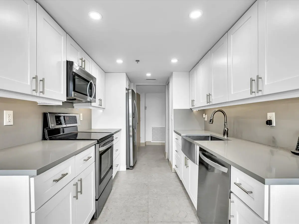 Kitchen at 3360 S Ocean Boulevard 2a, Palm Beach