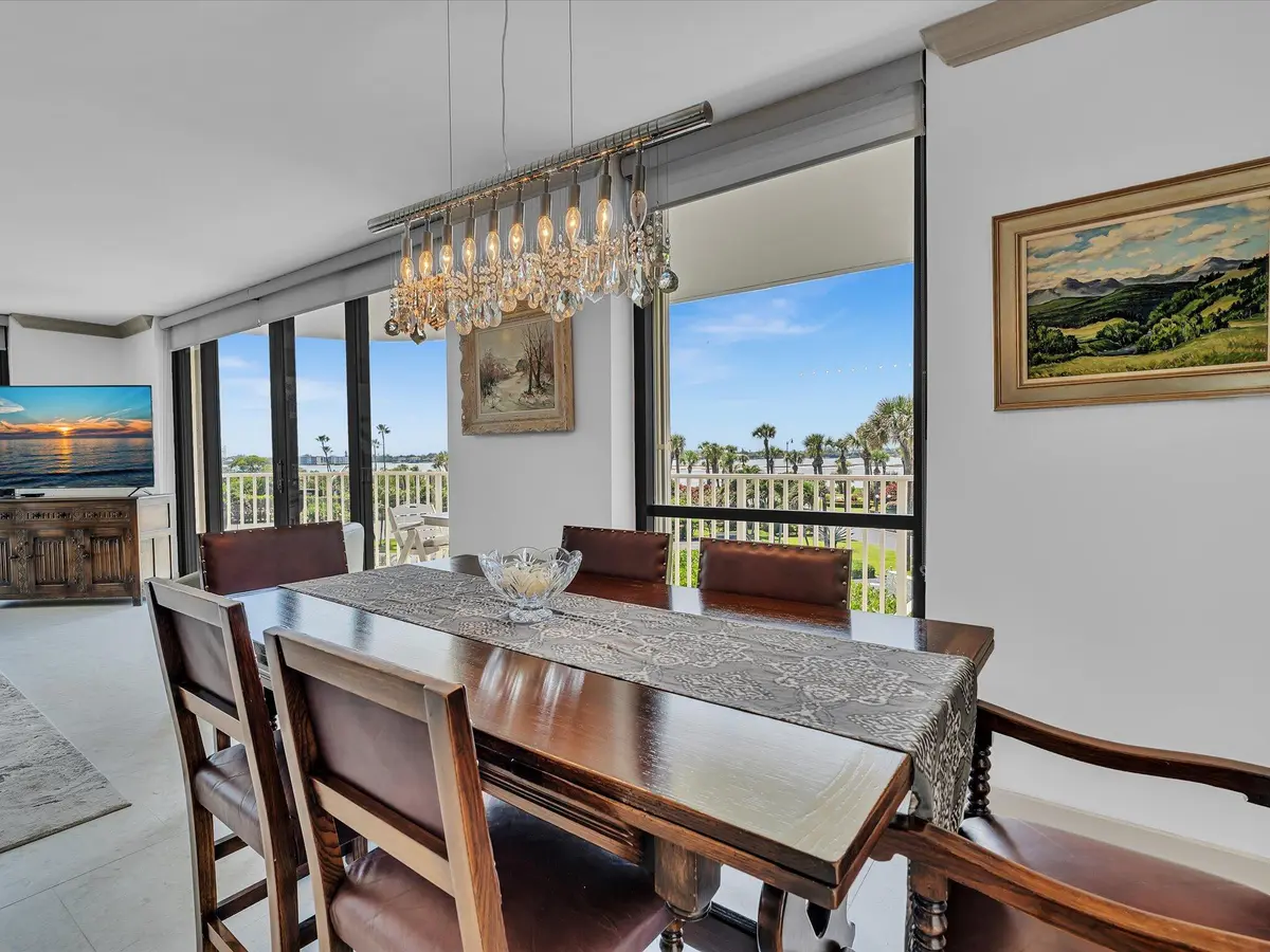 Dining Room at 3360 S Ocean Boulevard 2a, Palm Beach