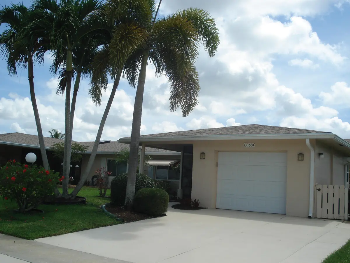 Great Double Wide Driveway at 13368 Via Vesta B, Delray Beach
