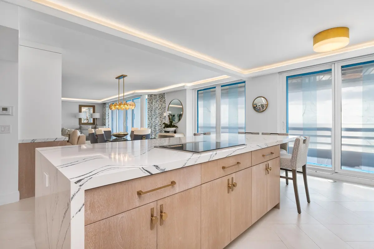 Kitchen at 1500 S Ocean Boulevard 1505, Boca Raton