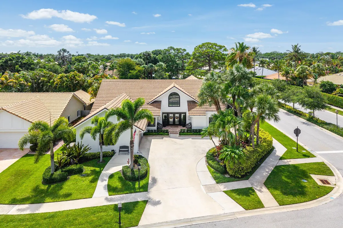 Aerial View at 2707 Biarritz Drive, Palm Beach Gardens