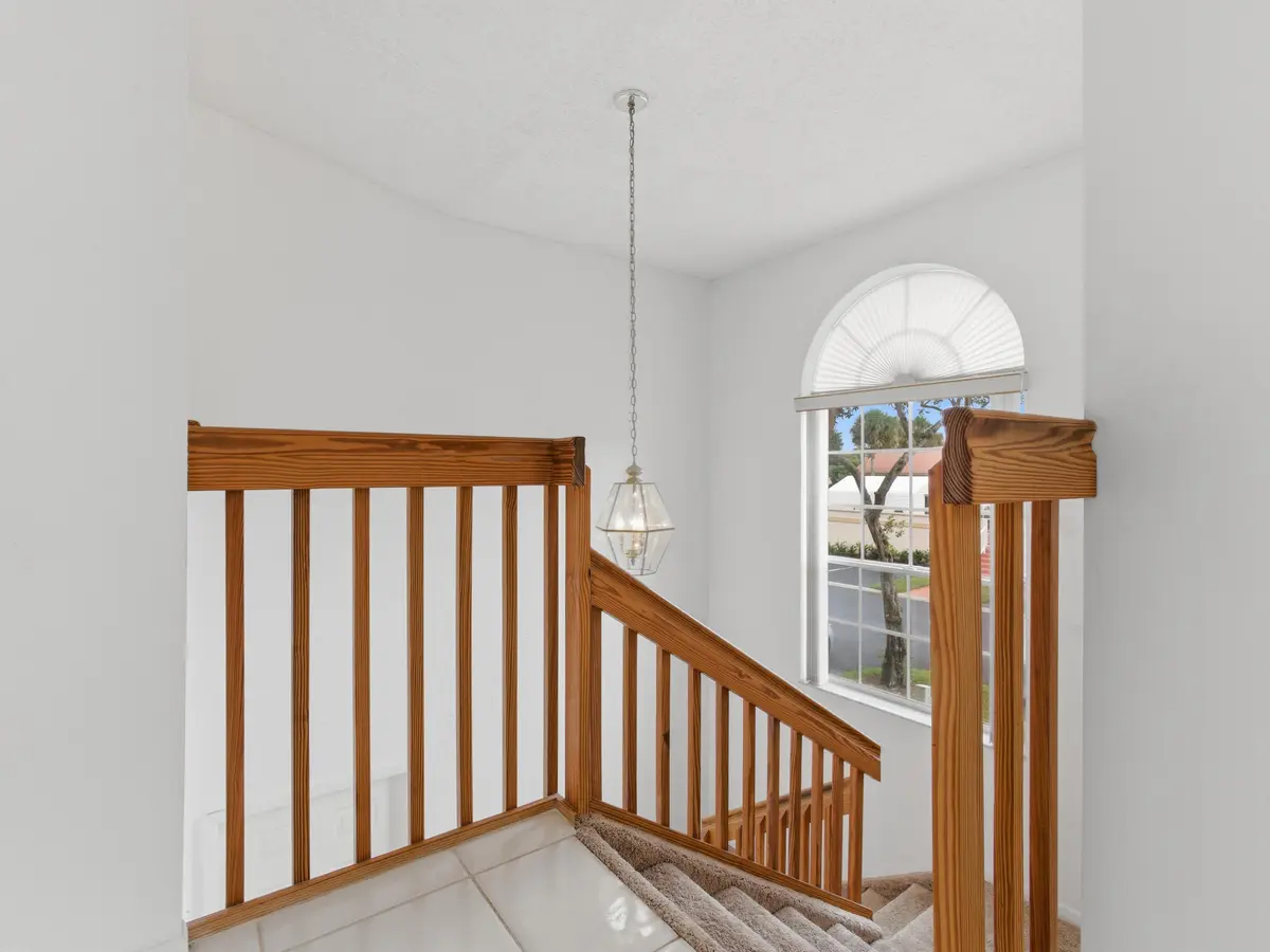 Stairs from Foyer at 14383 Via Royal 3, Delray Beach