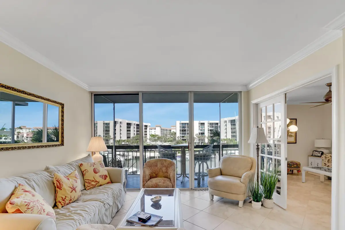 Living Room at 2687 N Ocean Boulevard G-305, Boca Raton