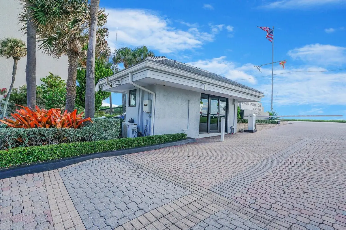 Community Entrance at 2687 N Ocean Boulevard G-305, Boca Raton
