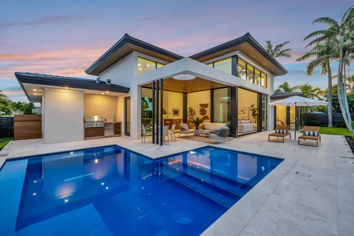 012-Twilight-Pool-Hero at 2717 NE 33rd Street, Fort Lauderdale