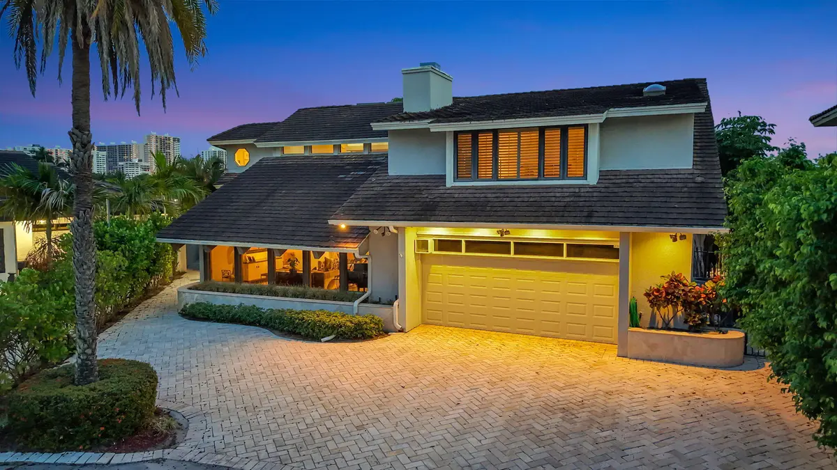 001-Twilight-Front-Elevation-Close at 3110 NE 47th Street, Fort Lauderdale