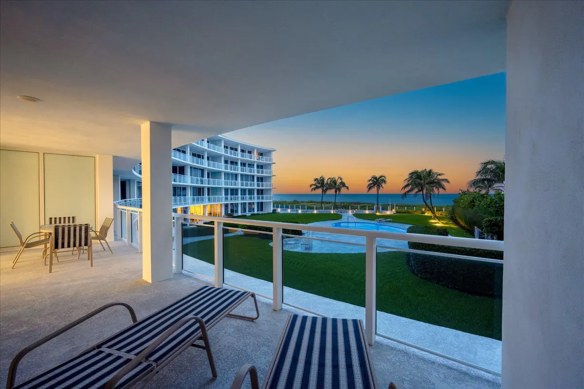 Large, deep & private balcony at 1213 S Ocean Boulevard 2-e, Delray Beach