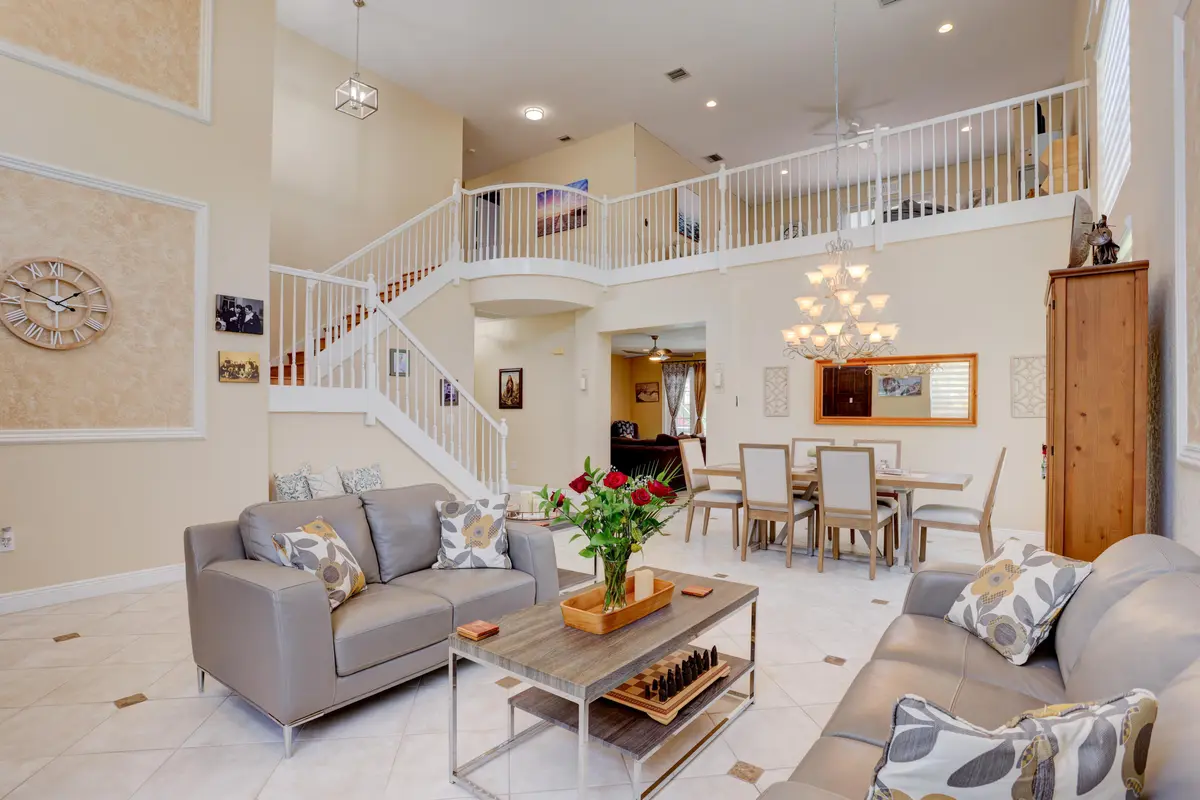 05_main living room & dining at 19644 Estuary Drive, Boca Raton