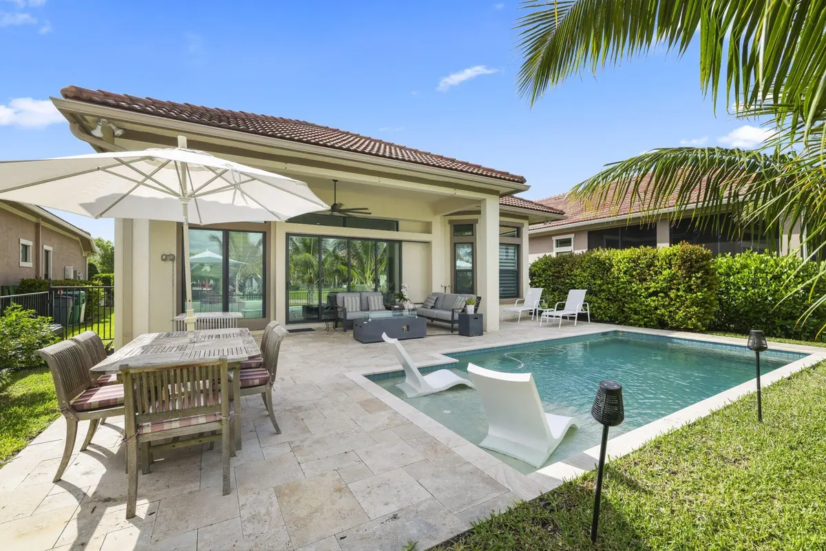 Backyard at 9031 Leon Circle, Parkland