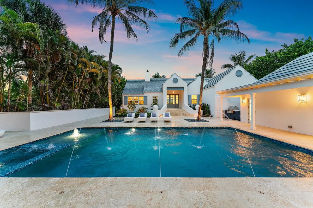Pool Area at 43 N Beach Road, Hobe Sound