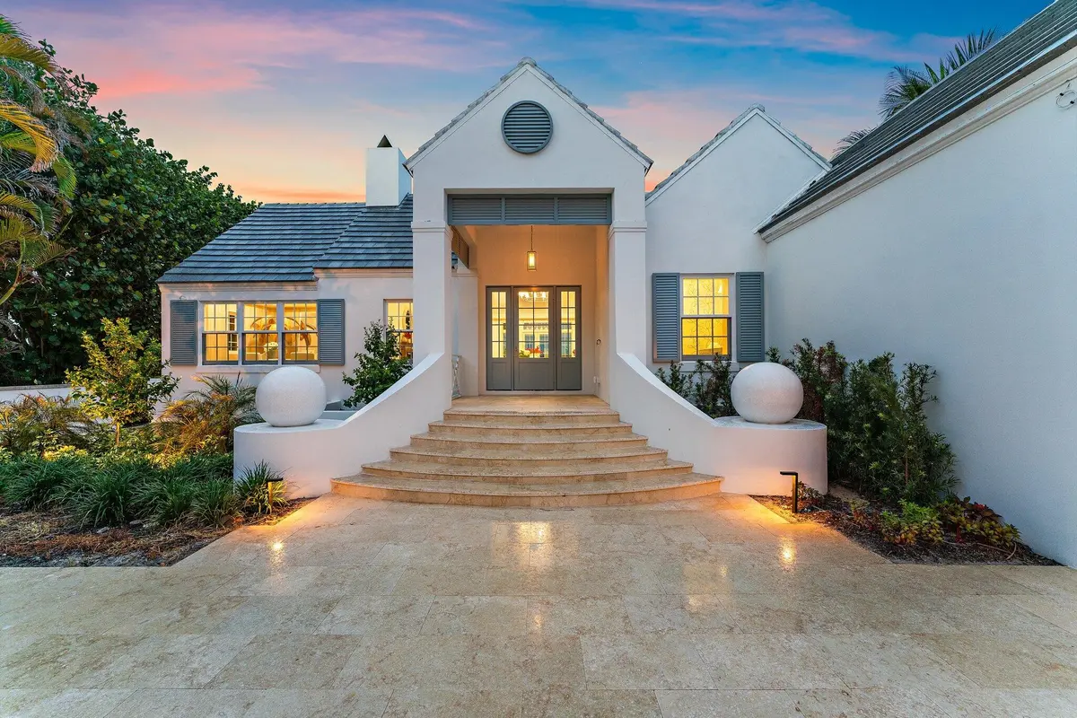 Front Elevation at 43 N Beach Road, Hobe Sound