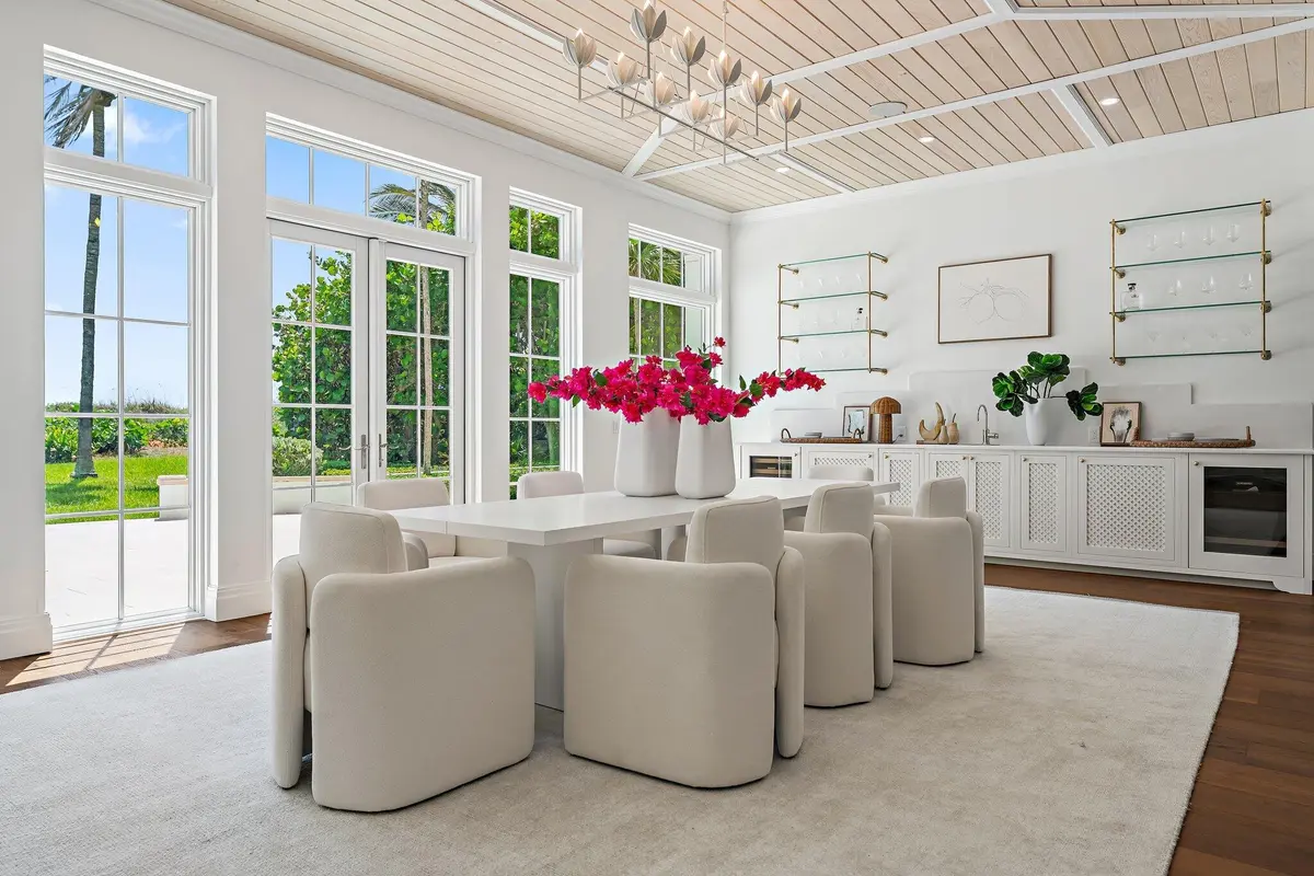 Dining Room at 43 N Beach Road, Hobe Sound