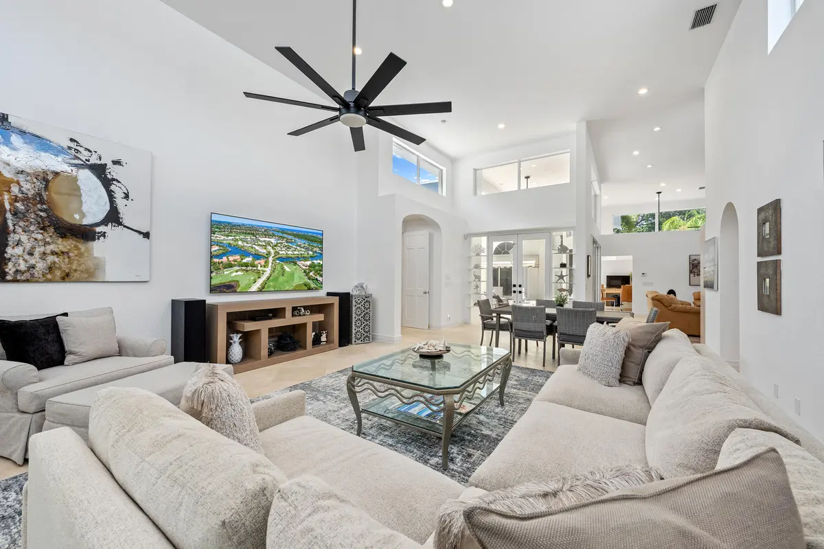 Great Room/Living Room at 114 Waters Edge Drive, Jupiter