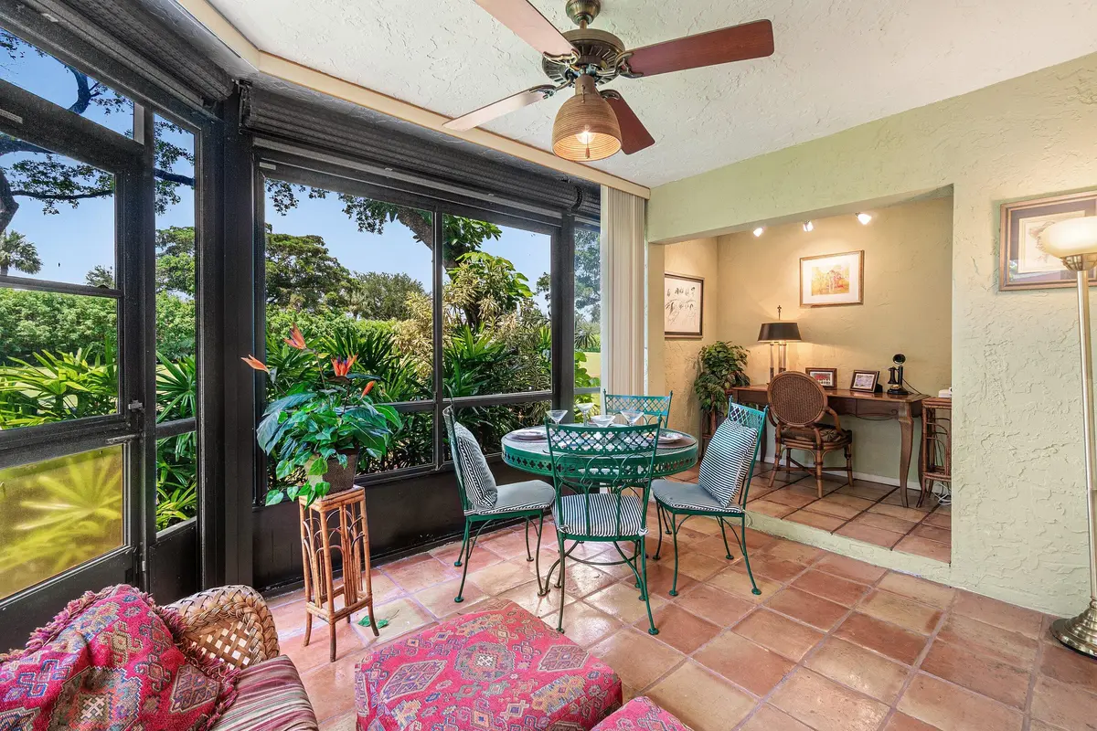 Enclosed 1st Floor Patio at 5355 10th Fairway Drive 1, Delray Beach
