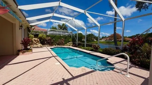 Pool at 7240 Deer Point Lane, West Palm Beach