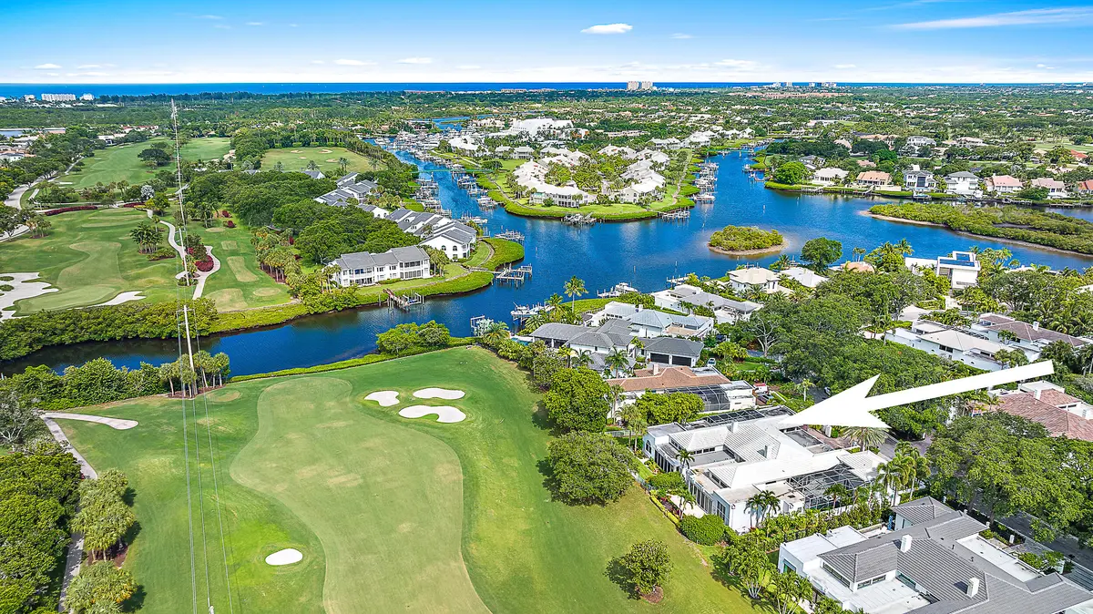Aerial at 114 Waters Edge Drive, Jupiter