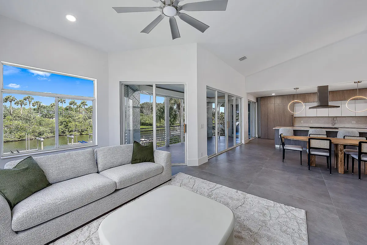 Den / Kitchen at 802 Captains Way, Jupiter