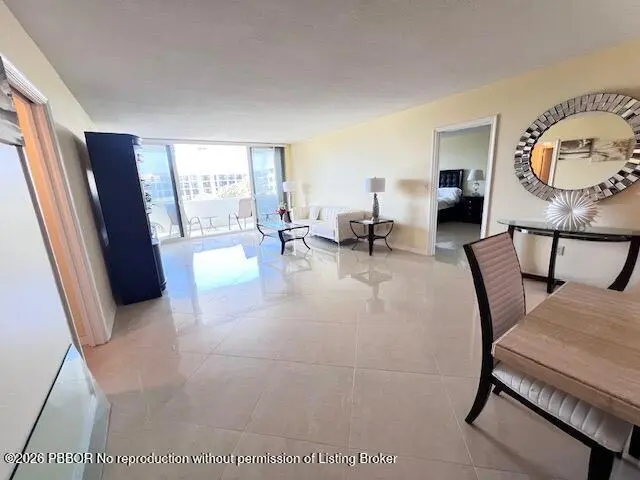 Dining area at 2773 S Ocean Boulevard 414, Palm Beach